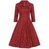Blake Red Check Swing Dress 3