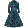 Louisa Check Swing Dress 3