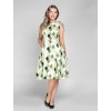 Hepburn Atomic Harlequin Swing Dress 1