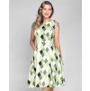 Hepburn Atomic Harlequin Swing Dress 6