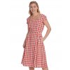 ROW BOAT DATE CHECK SWING DRESS 6
