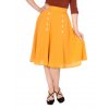 CUTE AS A BUTTON SKIRT Mustard 4