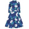 Gloria Floral Swing Dress 4
