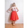Paula Polka Dot Swing Skirt 2