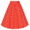 Paula Polka Dot Swing Skirt 4