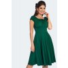 Greta Green Gathered Neckline Flare Dress 2