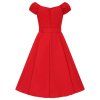 Blanche Swing Dress Red 4