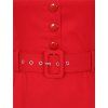 Blanche Swing Dress Red 5