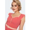 Chacha Flare dress Coral 4