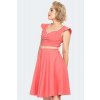 Chacha Flare dress Coral 3