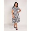 Caterina Admiral Stripe Swing Dress 1