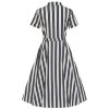 Caterina Admiral Stripe Swing Dress 5