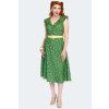 Presley Polka Dot Wide Collar Flare Dress 2
