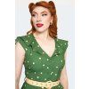 Presley Polka Dot Wide Collar Flare Dress 4