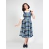 Eloise Moonlight Check Swing Dress 2