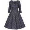 Anna Check Swing Dress 3