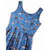 Amanda Swing Dress in Blue with Red Panda 8