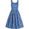 Amanda Swing Dress in Blue with Red Panda 7