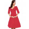 Katherine Red Polka Dot Swing Dress 6