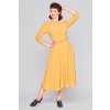 Marcella Mustard Dress 1