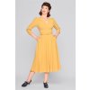 Marcella Mustard Dress 2