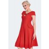 Connie Red Swing Dress 2