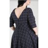 PEEBLES 50'S DRESS Navy 2