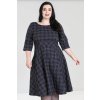 PEEBLES 50'S DRESS Navy 1
