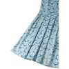 Amanda Scoop Neck Swing Dress Light Blue Dolphin 2