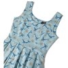 Amanda Scoop Neck Swing Dress Light Blue Dolphin 3