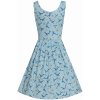 Amanda Scoop Neck Swing Dress Light Blue Dolphin 8