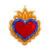 Passion of the heart brooch 1