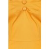 Dolores Mustard Plain Doll Dress 4