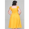 Dolores Mustard Plain Doll Dress 7