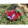 Snoozing Fox Erstwilder Brooch