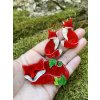 Snoozing Fox Erstwilder Brooch