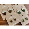 Erstwilder Essentials Acorn Stud Earrings - Brown