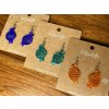 Erstwilder Essentials Drop Earrings Ball Of Yarn Ripple - Blue