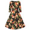 Brielle Floral Swing Dress 3