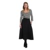 Book Worm Skirt Blk 2