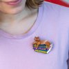 Cultured Cat Brooch 2