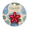 Red Starfish Simplified Mini Brooch 2