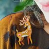 Dainty Deer Brooch 2