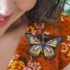 The Magnificent Monarch Butterfly Brooch 2