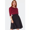 Bea Black Pleated Flare Skirt 2