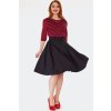 Bea Black Pleated Flare Skirt 3