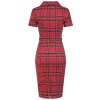 Terissa Tartan Wiggle Dress 8