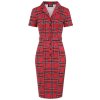 Terissa Tartan Wiggle Dress 1