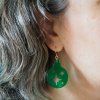 Round Bauble Drop Earrings Green 3.jpg