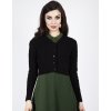 Mabel Cropped Cardigan in Black 2